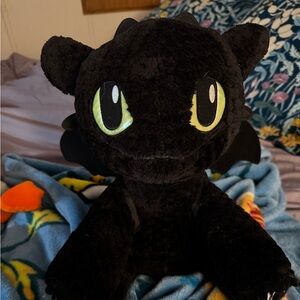 Official Build-A-Bear Workshop Toothless plush from How to Train Your Dragon.